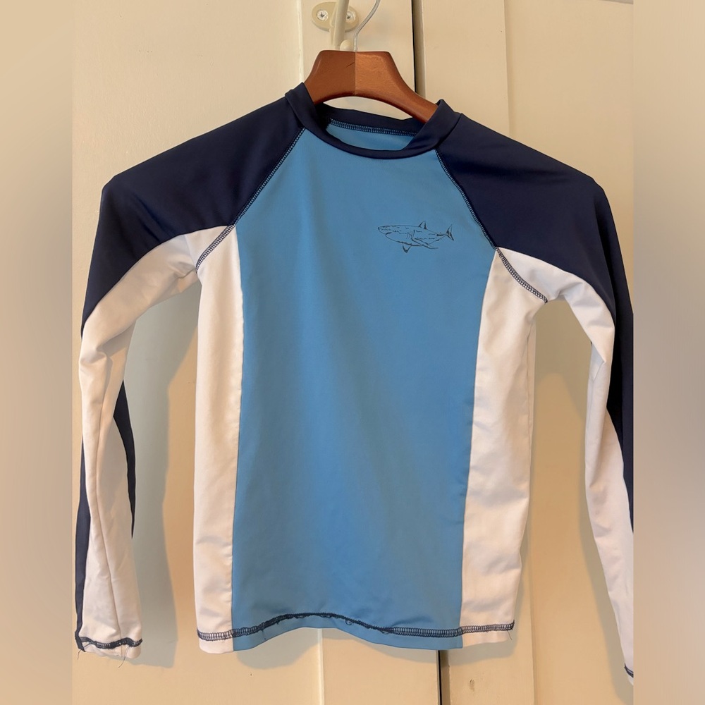 Long-Sleeved Shark Swim Shirt (Rashguard)
